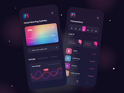 Banking App - Mobile Concept Design 2021 2021 design 2021 trend alphadesign bankign app banking app clean design designs finance finance ap finance app finance ui graphic design illustration logo mobile mobile app mobile design ui