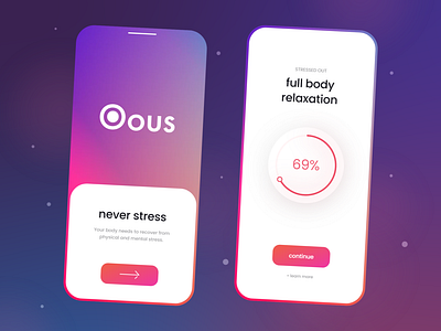 Meditation App - Mobile Design