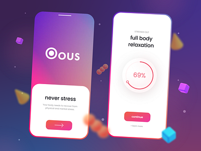 Relaxation App - Design Concept