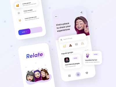 Social media App - Mobile Design