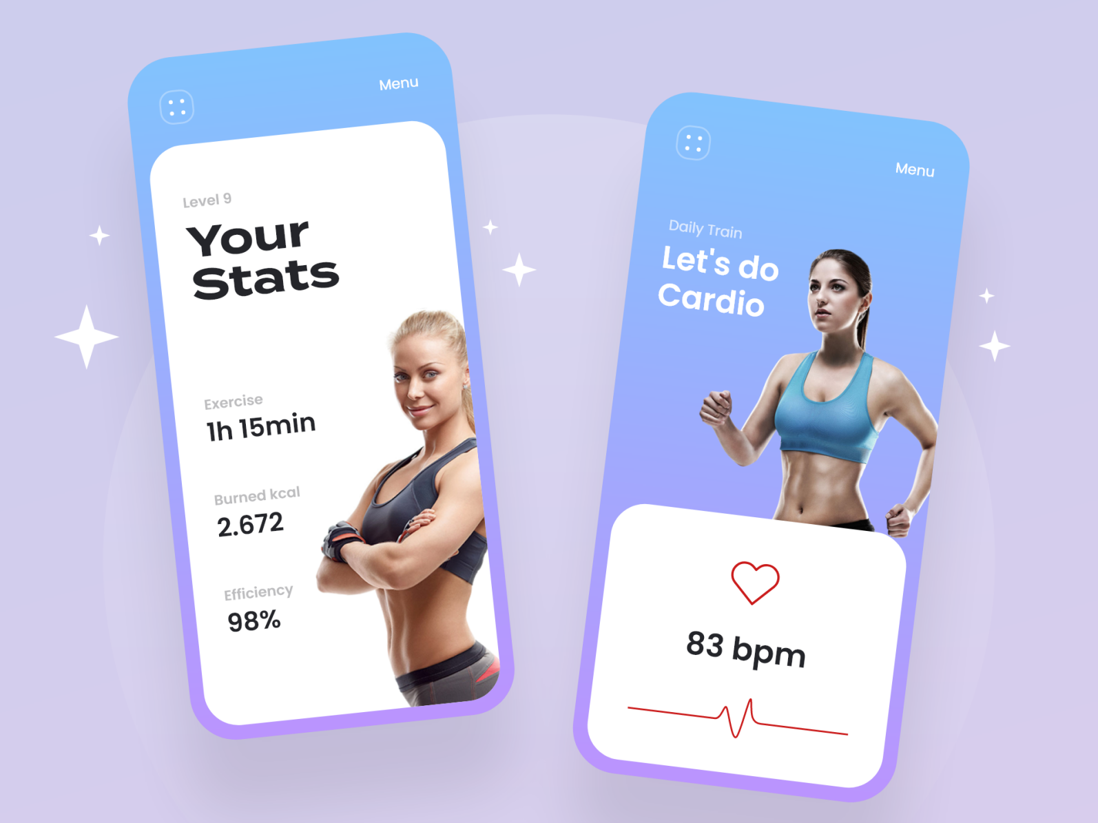 Sports App - Mobile Design Concept by Julius Branding for Alphadesign