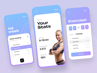 Sports App - Mobile Design Concept