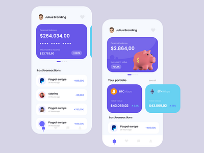 Banking App - Mobile Design Concept