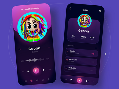 Music App - Mobile Concept Design