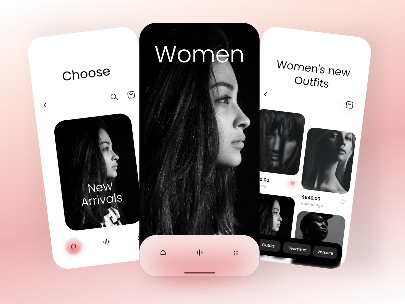 Fashion App Mobile Design by Julius Branding for Alphadesign on Dribbble