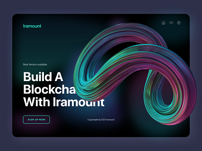 Iramount - Landingpage Design