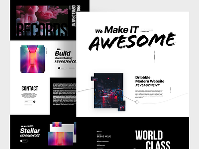 AWESOME - Landing Page Design