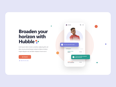 Hubble Learn Platform - Website Design