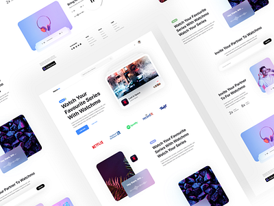 Watchmo - Landing Page Design