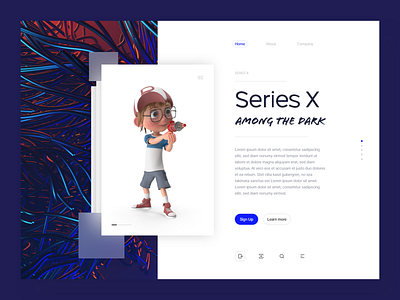 Series X - Netflix Series Preview 2022 2022 designs 3d animation clean design designs illustration logo modern netflix slider trends 2022 trendy ui unlikeothers ux uxui web website