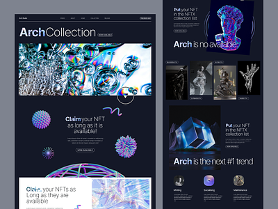 Arch NFT - Website Design