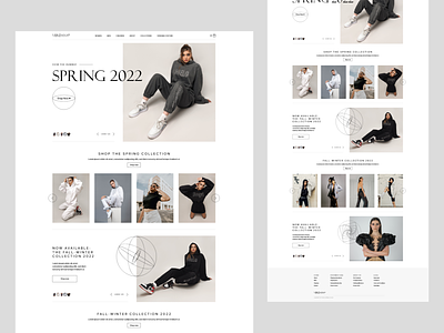 VERDANA - Online Shop for Clothing 2022 2022 trends 3d animation branding clean design designs graphic design illustration logo mode modern motion graphics shop spring ui unlikeothers web website