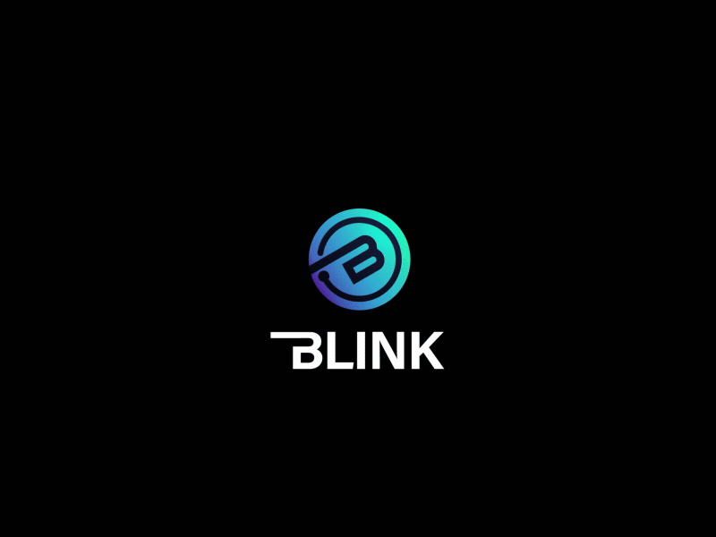 Blink Studio Logo Animation after effects animation animation 2d animation after effects animation design logo animation logo animations motion graphics