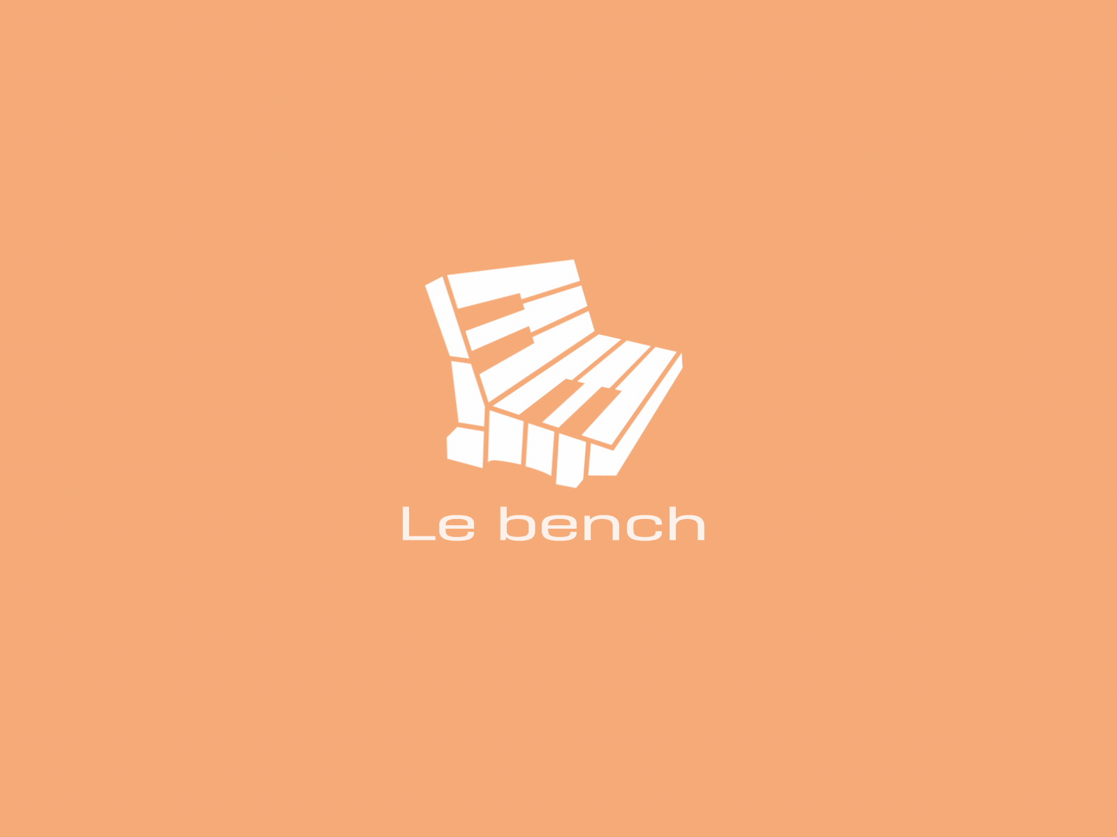 Le Bench Logo Animation after effects animation animation 2d animation after effects animation design logo animation logo animations motion graphics