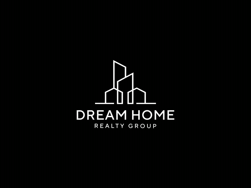 Dream Home Logo Animation after effects animation animation 2d animation after effects animation design logo animation logo animations motion graphics