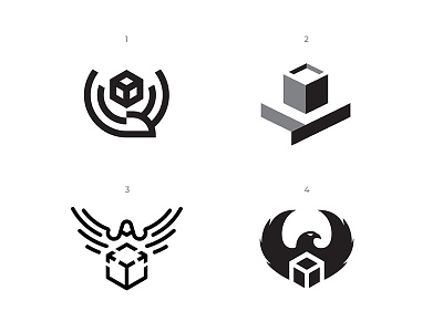 Variants animal bird branding concept design graphic icon identity illustration line logo process sign simple vector wip