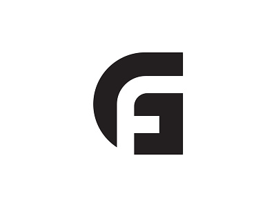 GF Monogram branding concept design graphic icon identity illustration letter logo process sign typography vector wip