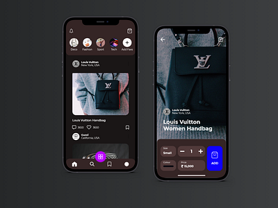 Social Shopping App Design