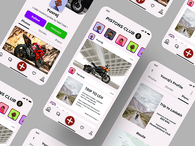 Pistons Club Mobile App Design app app design app ui design mobile design product design ui ui ux ui design uxdesign