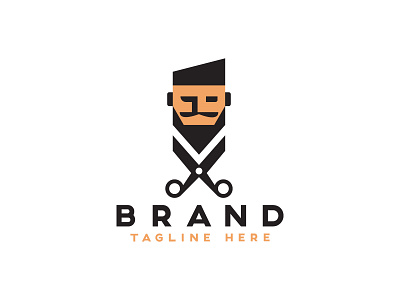 Barber Logo brand branding design graphic design illustration logo logo design simple vector