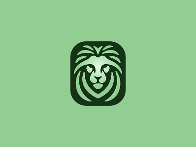 Lion Face Logo brand branding design graphic design illustration logo logo design ux vector