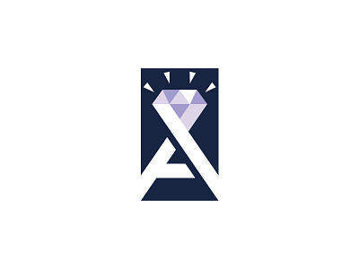 Letter A Diamond Logo