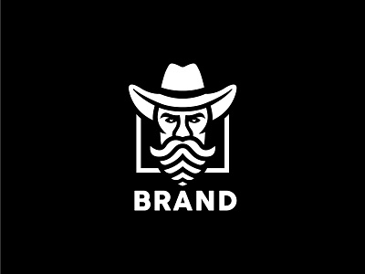 Old Man Cowboy Logo