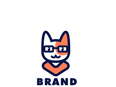 Happy Cat Logo design graphic design illustration logo