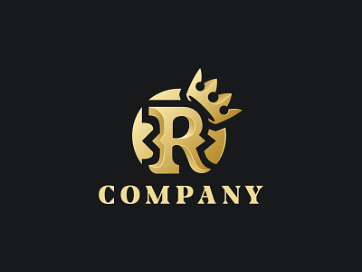 Royal Letter R Logo branding design illustration lettering logo logo design