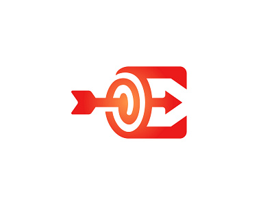 Letter E Target Logo branding design illustration letter lettering logo logo design