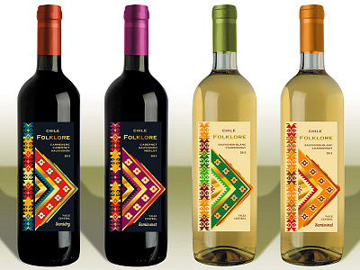 Folklore Wine Bottles Chile