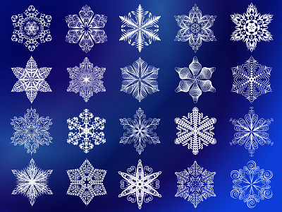 Snowflakes 20 Pieces 20 new pieces snow snowflakes year