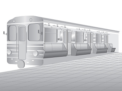 Underground metropolitan carriage vector carriage metropolitan underground vector