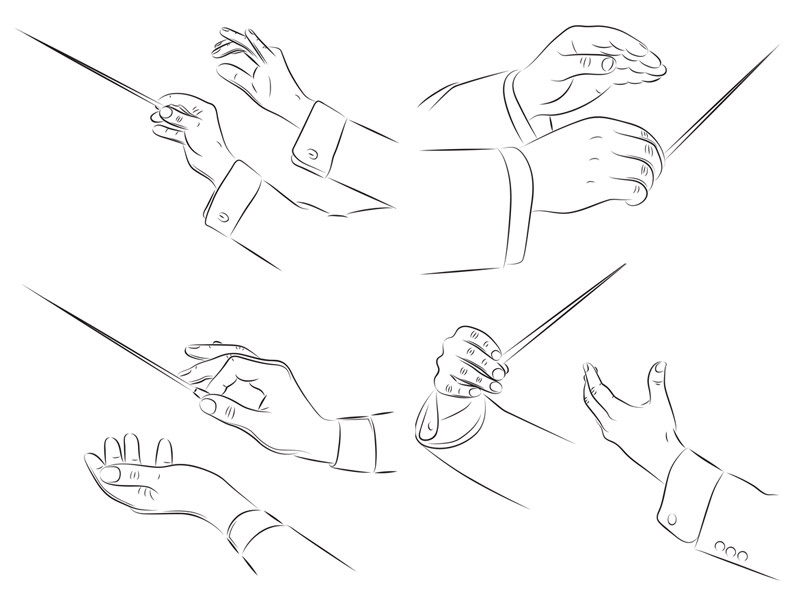 Conductor Orchestra Hands by Yaroslav Koval on Dribbble