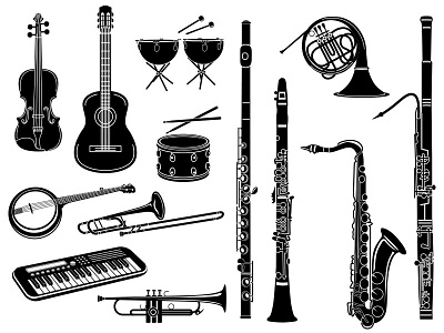 Musical Instruments Set instruments musical set