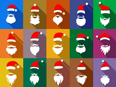 Christmas Masks With Beards beards christmas masks with