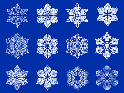 Snowflakes Set set snowflakes