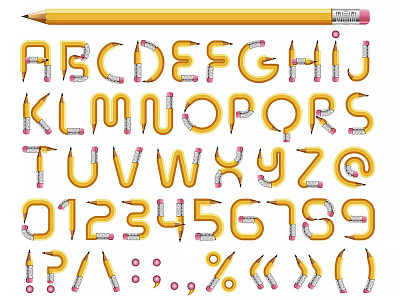 Pencil All Letters Link Shutterstock