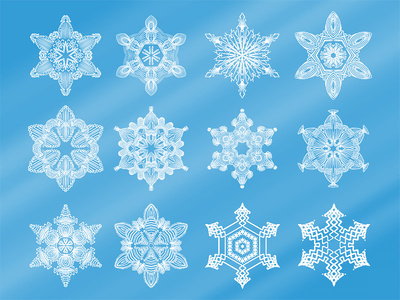 Snowflakes Set
