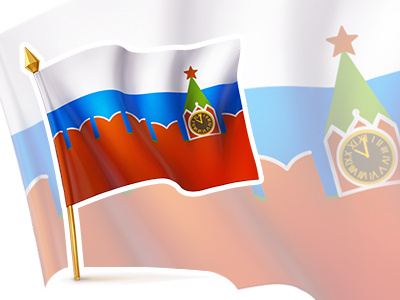Flag of Moscow (gift for vk.com) flag gift moscow vk