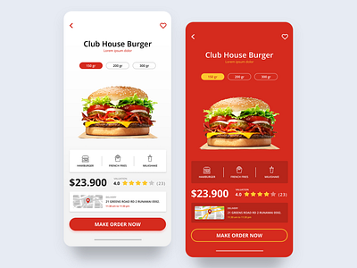 McDonald's App app burger dailyui fastfood food graphic interface mobile order touch ui ux