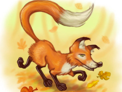 fox fox illustration illustration