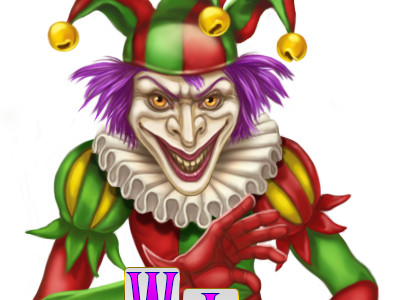 joker animation casino design illustration