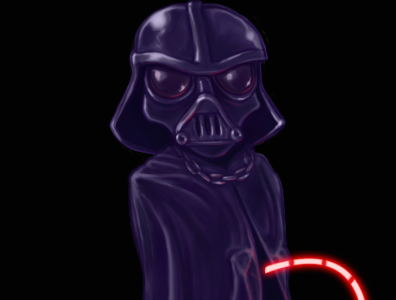 vader animation fan art illustration