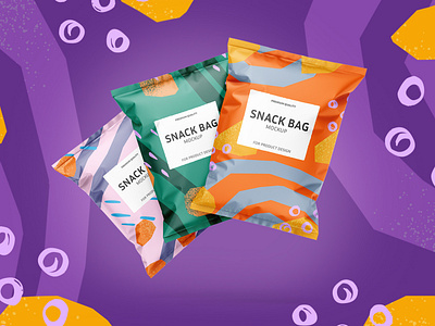 Download Snack Bag Mockup Set By Oleksandra Yagello On Dribbble