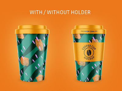 Download Reusable Coffee Cup Mockup By Oleksandra Yagello On Dribbble