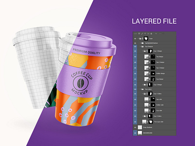 Download Reusable Coffee Cups Mockup By Oleksandra Yagello On Dribbble