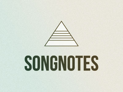 Songnotes Logo Concept icon logo pyramid songnotes