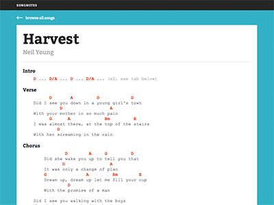 Will I only harvest some? chords lyrics notation song songnotes