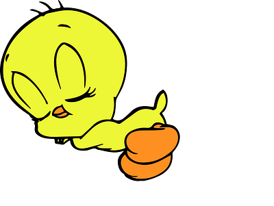 Tweety graphicdesign illustration art illustrations vectorart